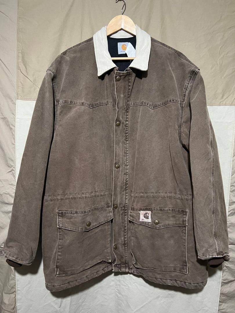 USA製 Carhartt サンタフェ　チョアコート　ブラウン　星タグ　レア