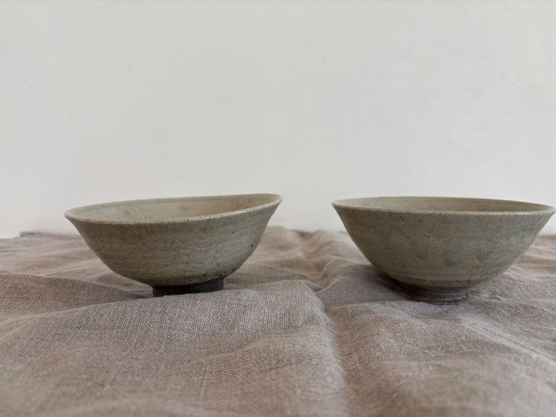 寒川義雄 茶碗 飯碗 2個セット