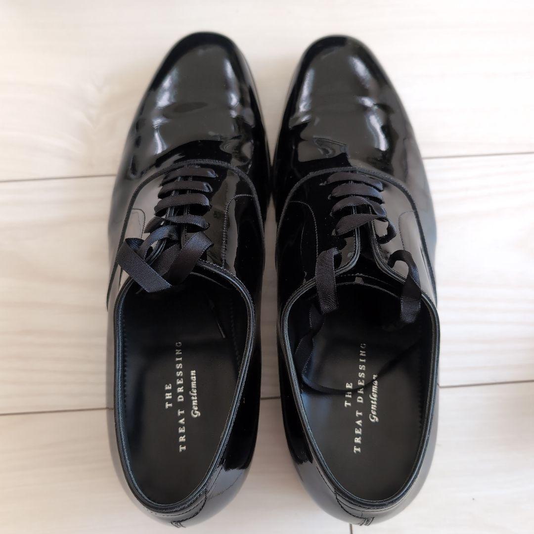 THE TREAT DRESSING エナメルシューズ ブラック サイズ8