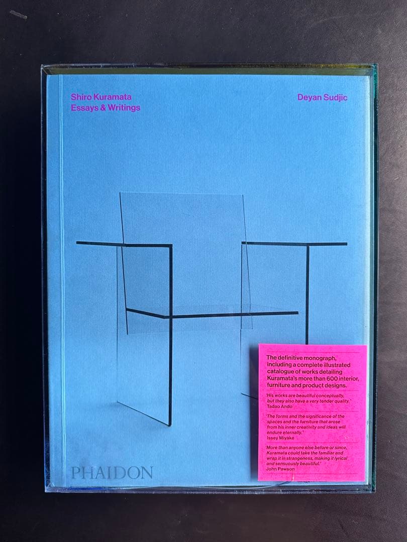 希少Shiro Kuramata 倉俣史郎　作品集　初版2013年Phaidon