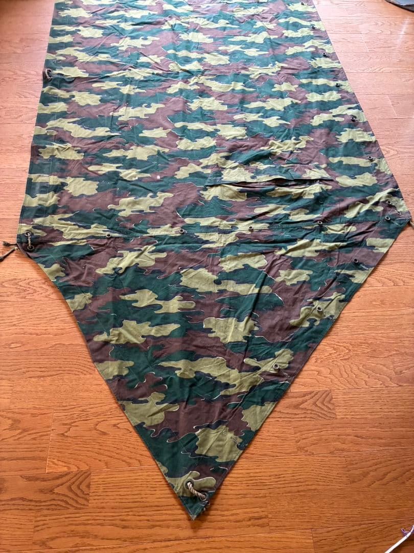 ラスト2枚　ベルギー軍幕　ジグソーカモ　used