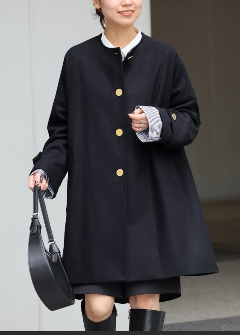 Traditional WeatherwearMALTON ノーカラーコート