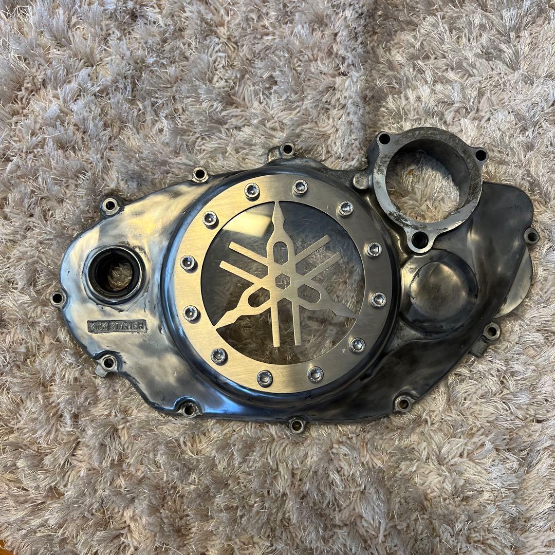 sr400 sr500 スケルトン　クラッチカバー　FCR