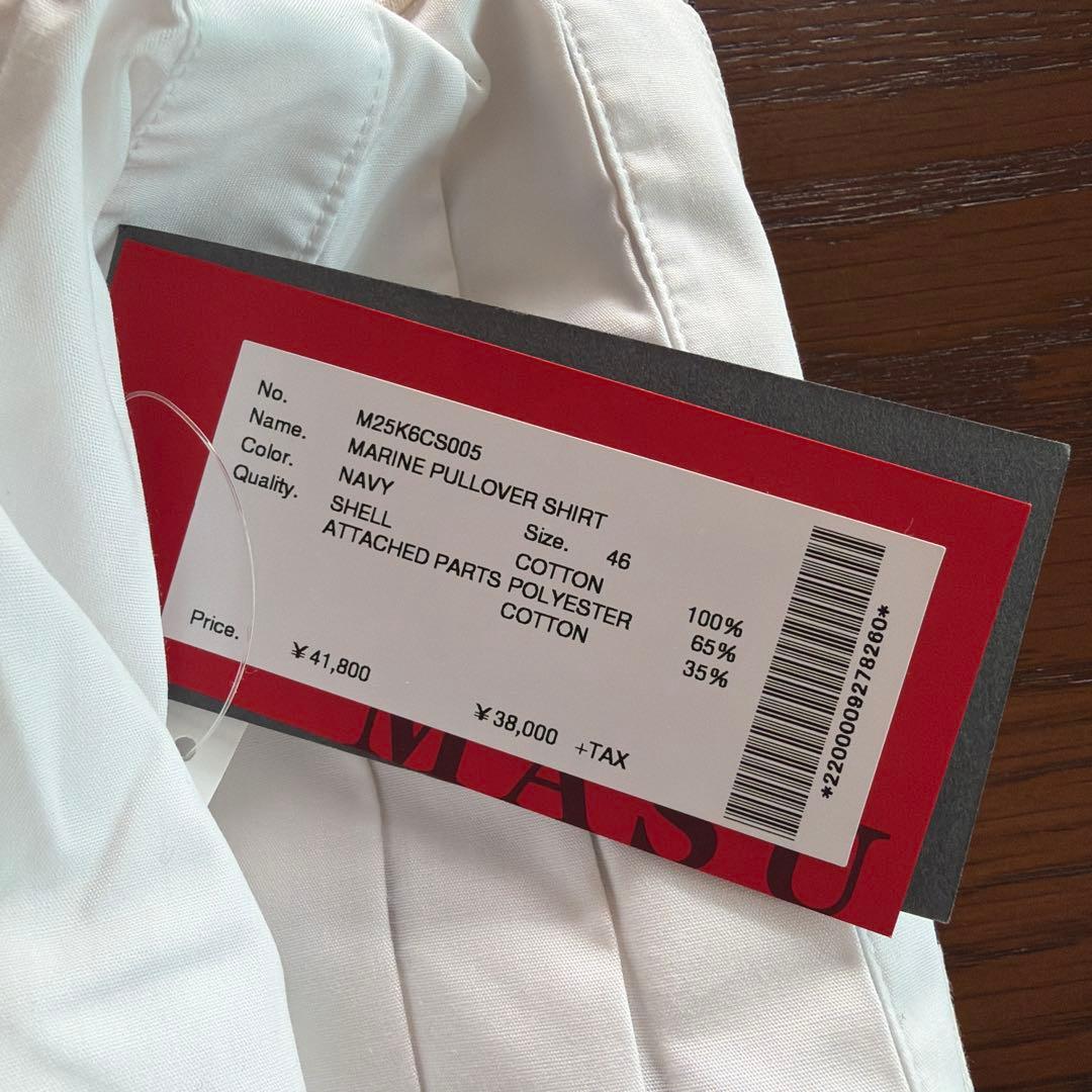 MASU エムエーエスユー MARINE PULLOVER SHIRT