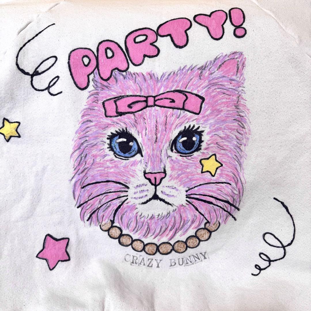 spank! クレイジーバニー　ねこちゃん　スウェット