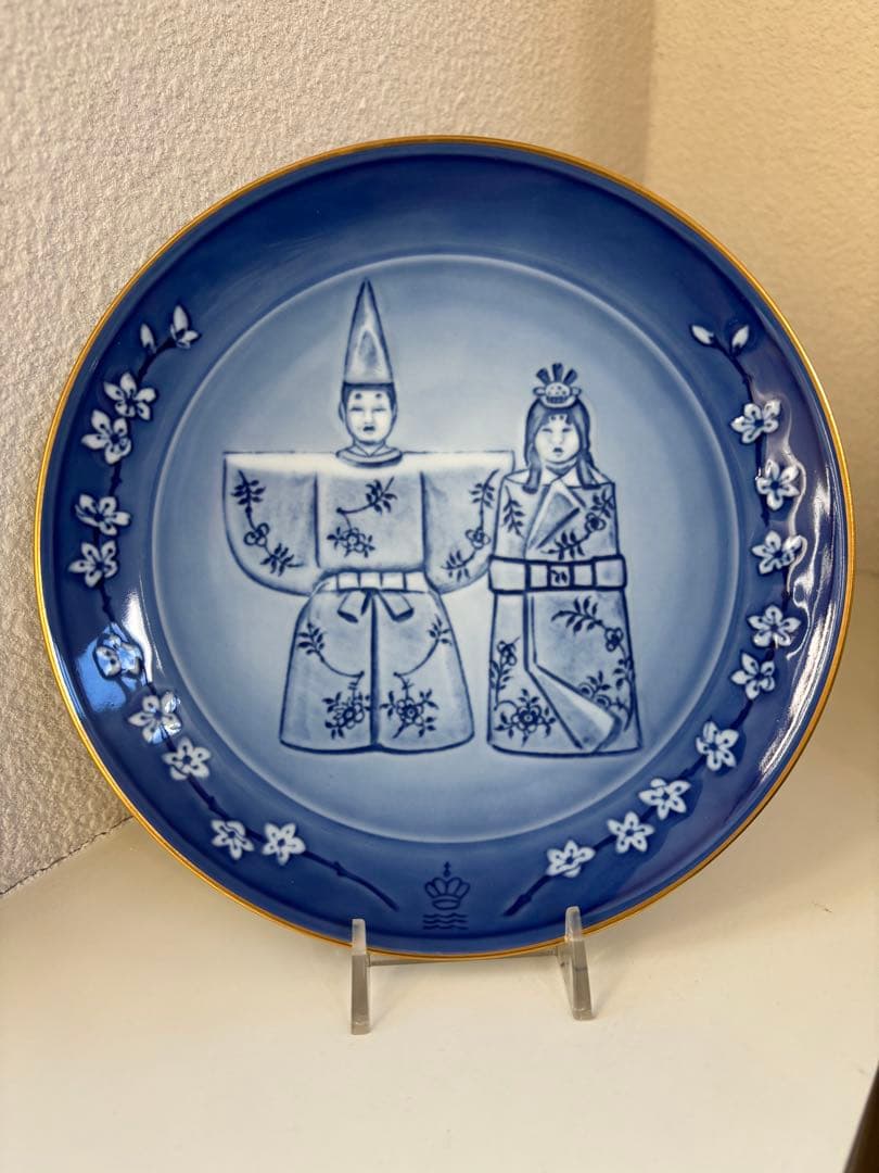 [希少][美品]ロイヤルコペンハーゲン　雛人形プレート