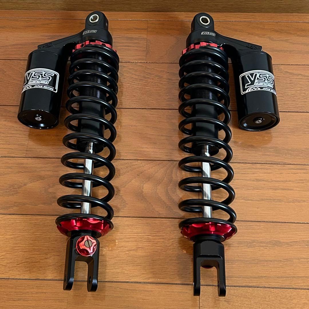 中古　YSS リアツインショック【TG ブラック／レッドシリーズ】　xmax