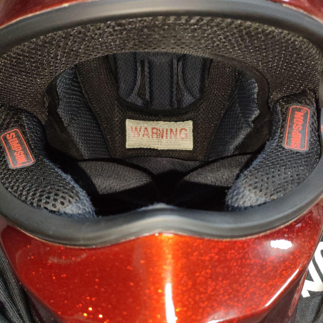 45　シンプソン　ヘルメット　バンディットプロ　カスタム