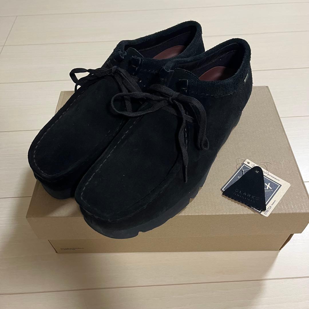 クラークス ワラビーGTX Black UK8