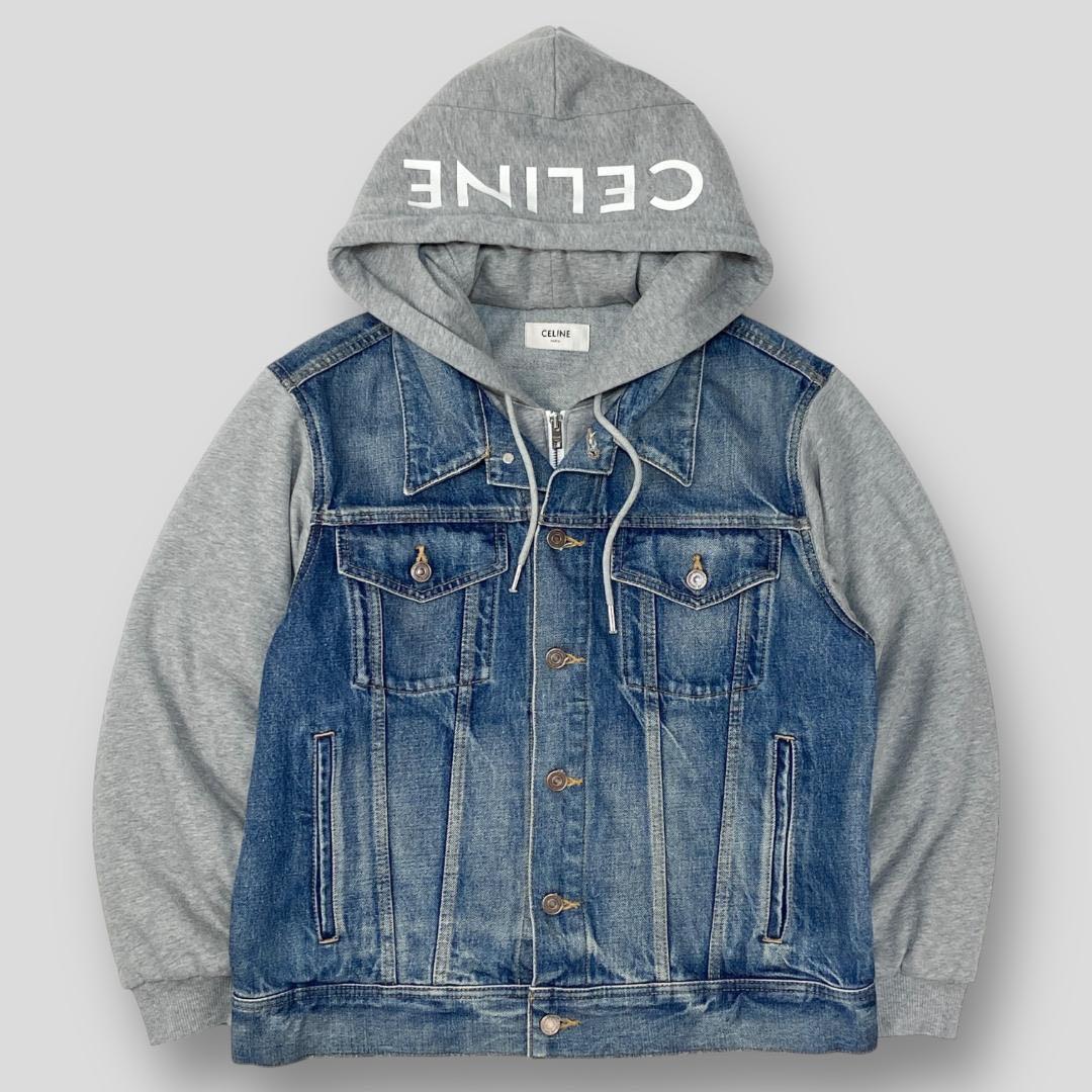 CELINE デニムジャケット フーディー