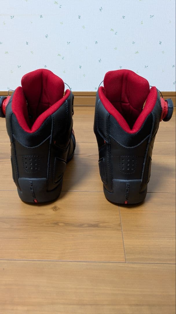 RSタイチdrymaster BOA ライディングシューズブラック/レッド