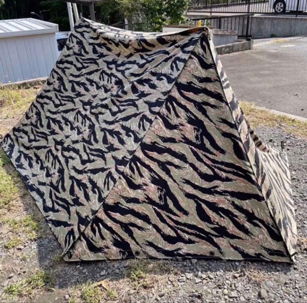 パップテント　タイガーカモ　日本製