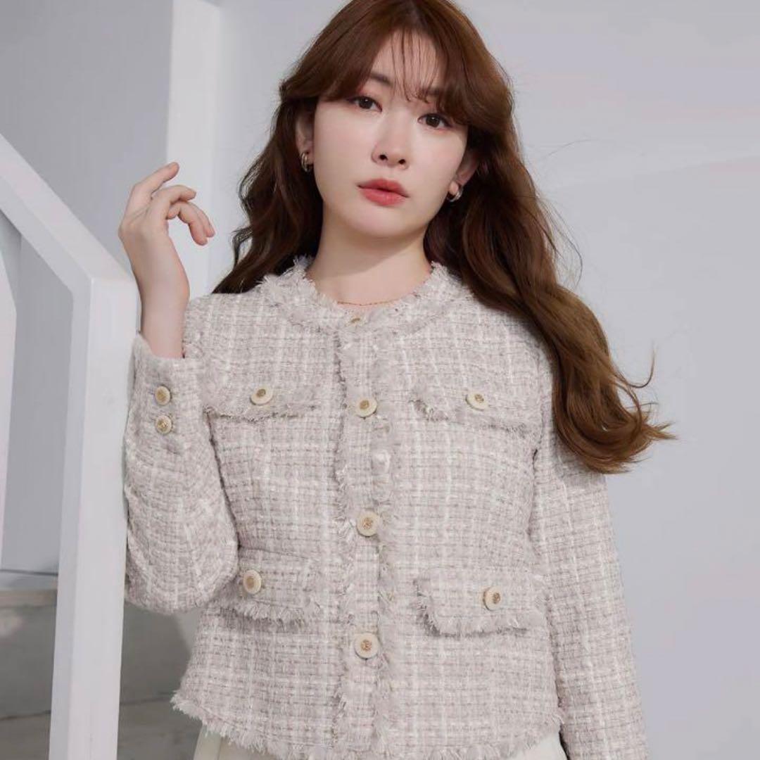 【極美品✨】herlipto Grace Tweed Jacket M
