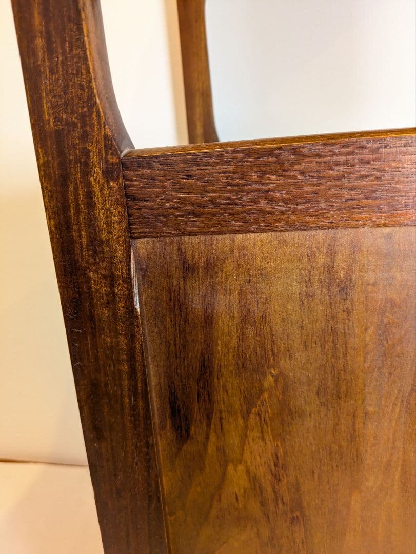 コイズミ キャビネット 電話台 置物台 棚 ガラス扉 格子 レトロ