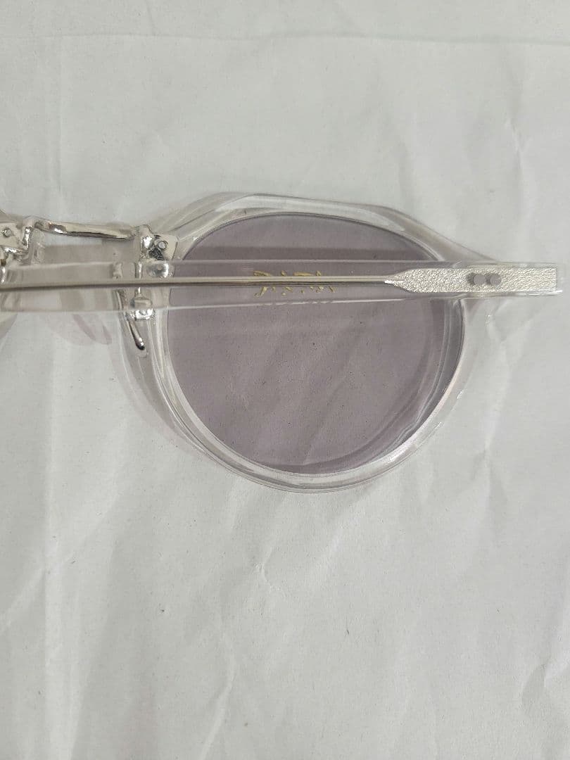 A.D.S.R. SATCHMO 03 クリア/シルバーフレーム グレーレンズ