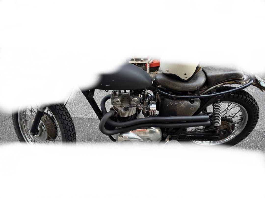 triumph t100 ハイパイプ　エキゾーストパイプ