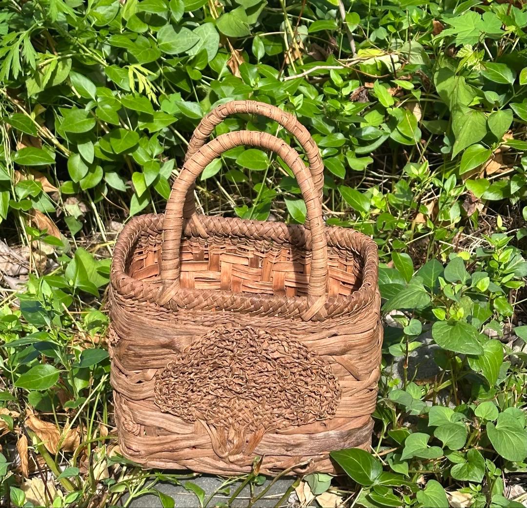 国産 山葡萄カゴバック 薔薇 マザツリー