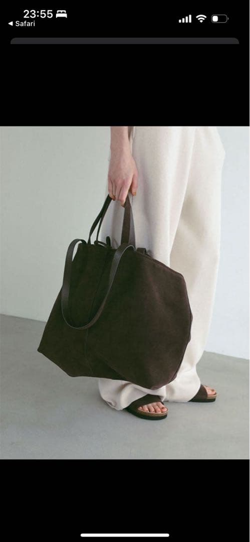 ＥＴＲＥ　tokyo ビックリスエードトート