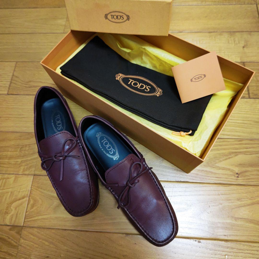 こん　TOD’s レザー ゴンミーニ/ボルドー