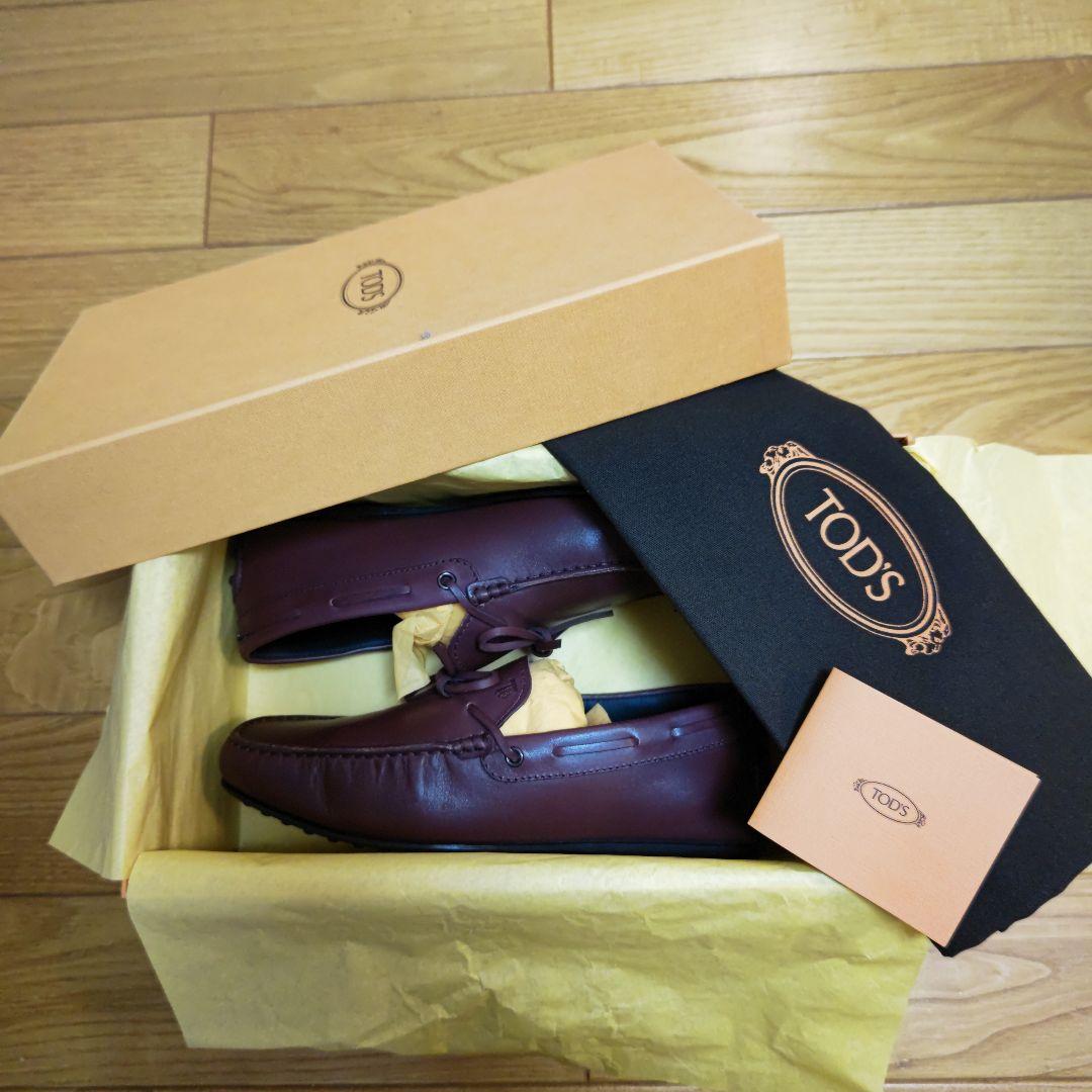 こん　TOD’s レザー ゴンミーニ/ボルドー