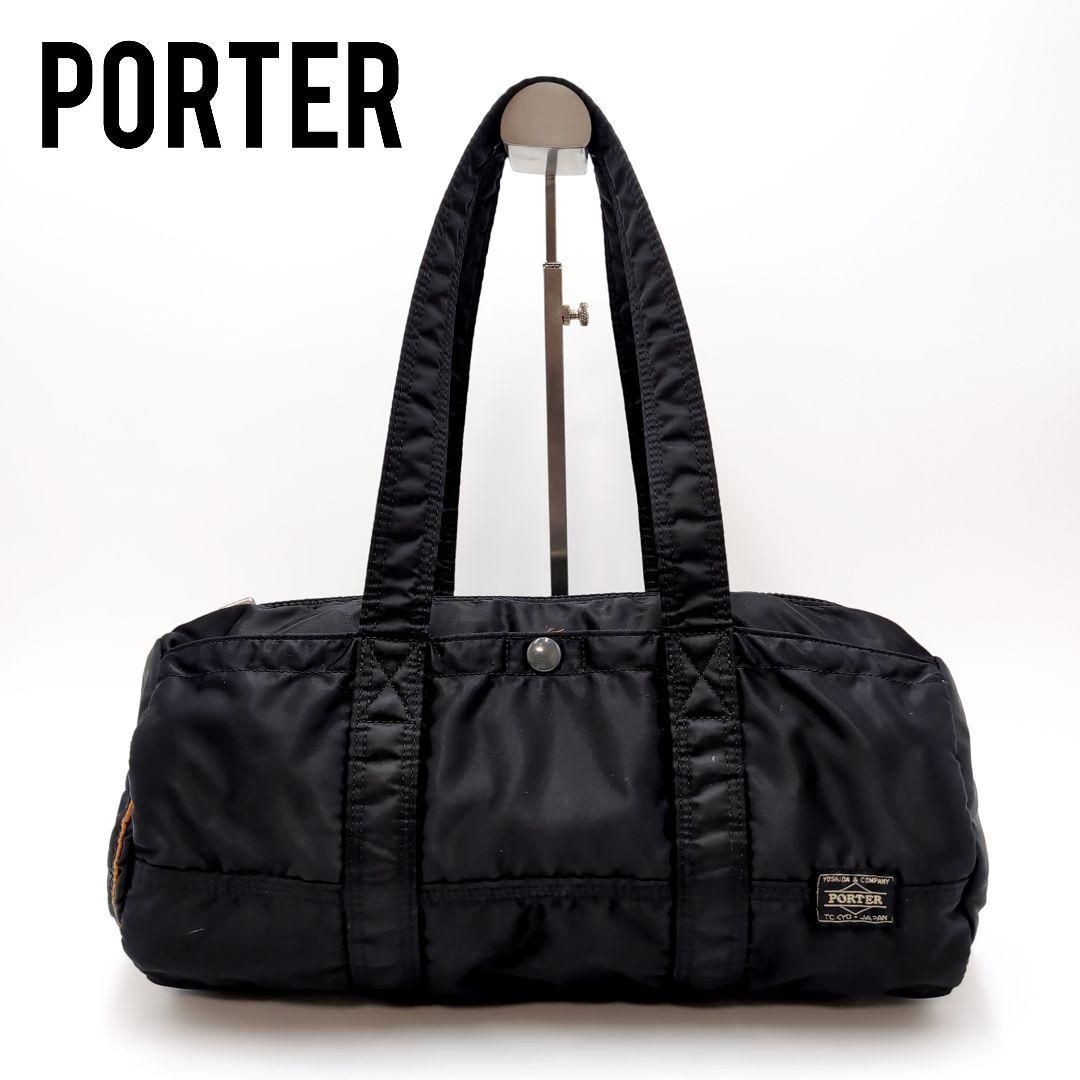 PORTER　ポーター　タンカー　ダッフルバッグ　ドラムバッグ　ナイロン　黒