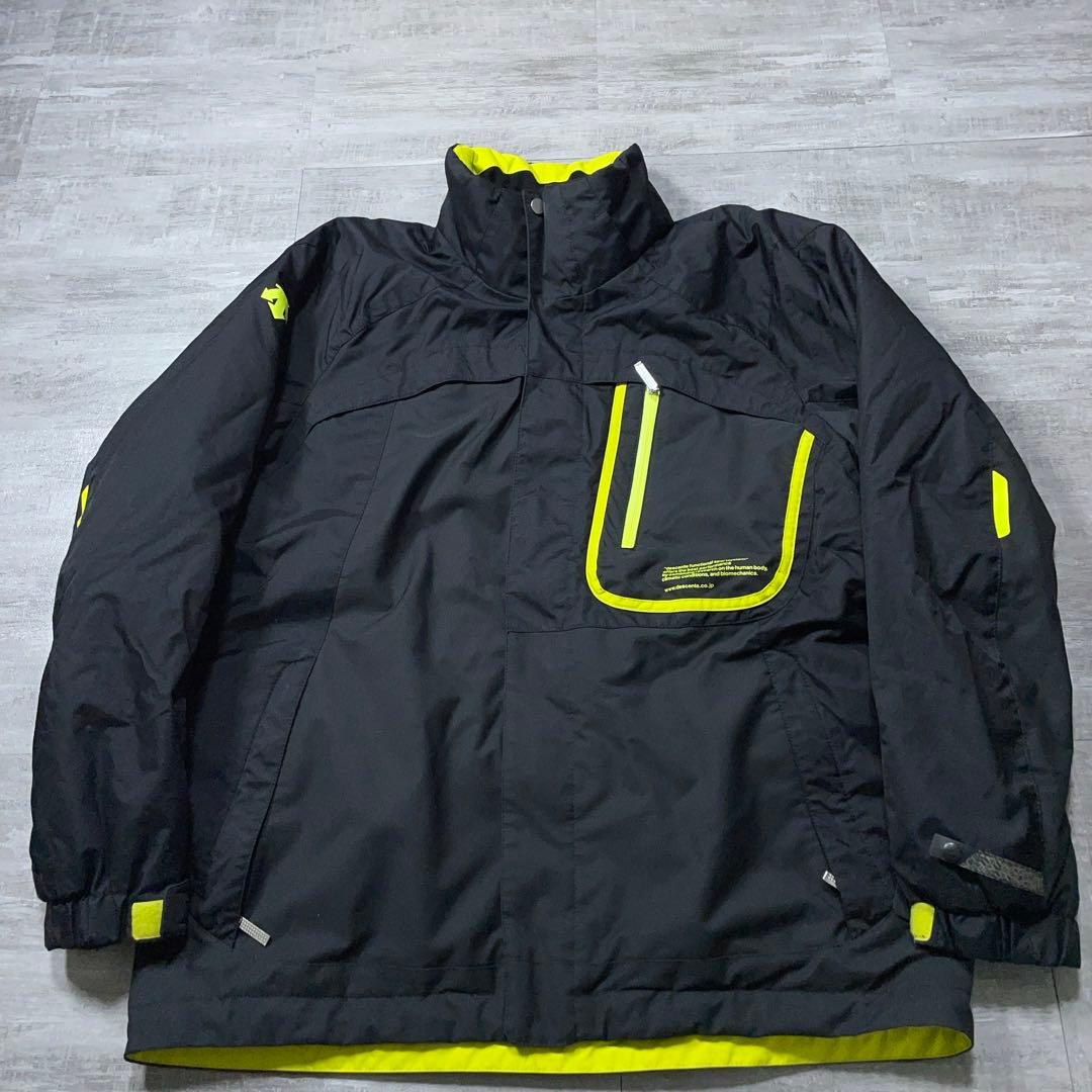 美品 ヒートナビ DESCENTE デサント スキーウェア メンズXO 黒