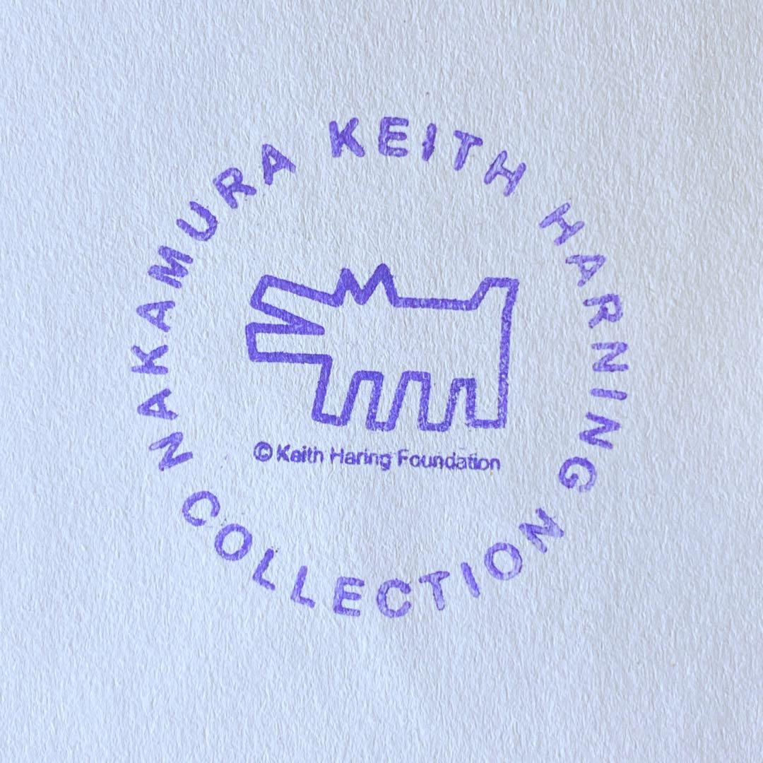 希少! 模写 キース・ヘリング ミクストメディア 原画 証明書 額装済 サイン入