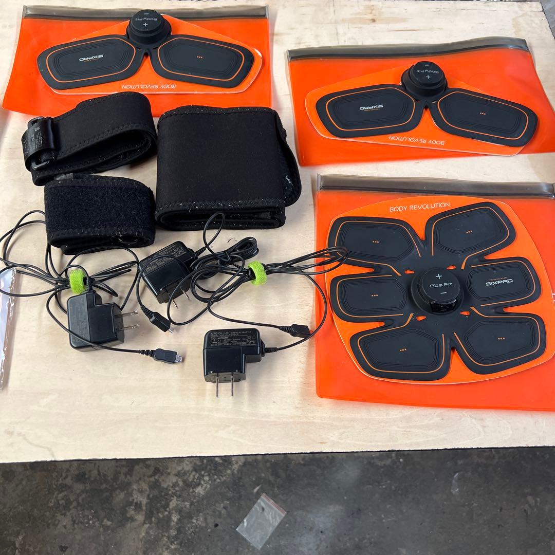 シックスパッド充電式 ボディフィット2個アブズフィット1個