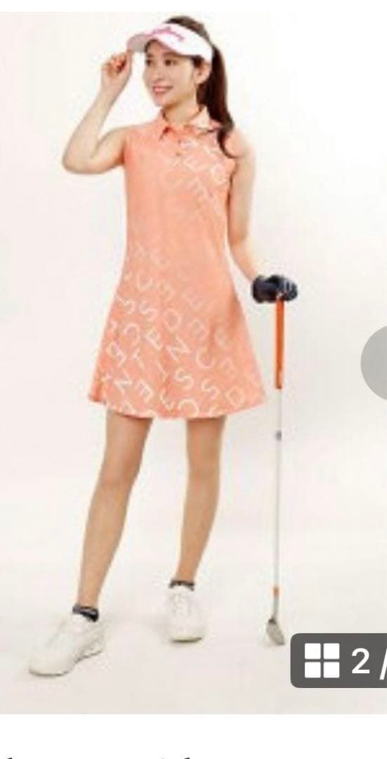 デサントゴルフ　新品ノースリーブワンピース