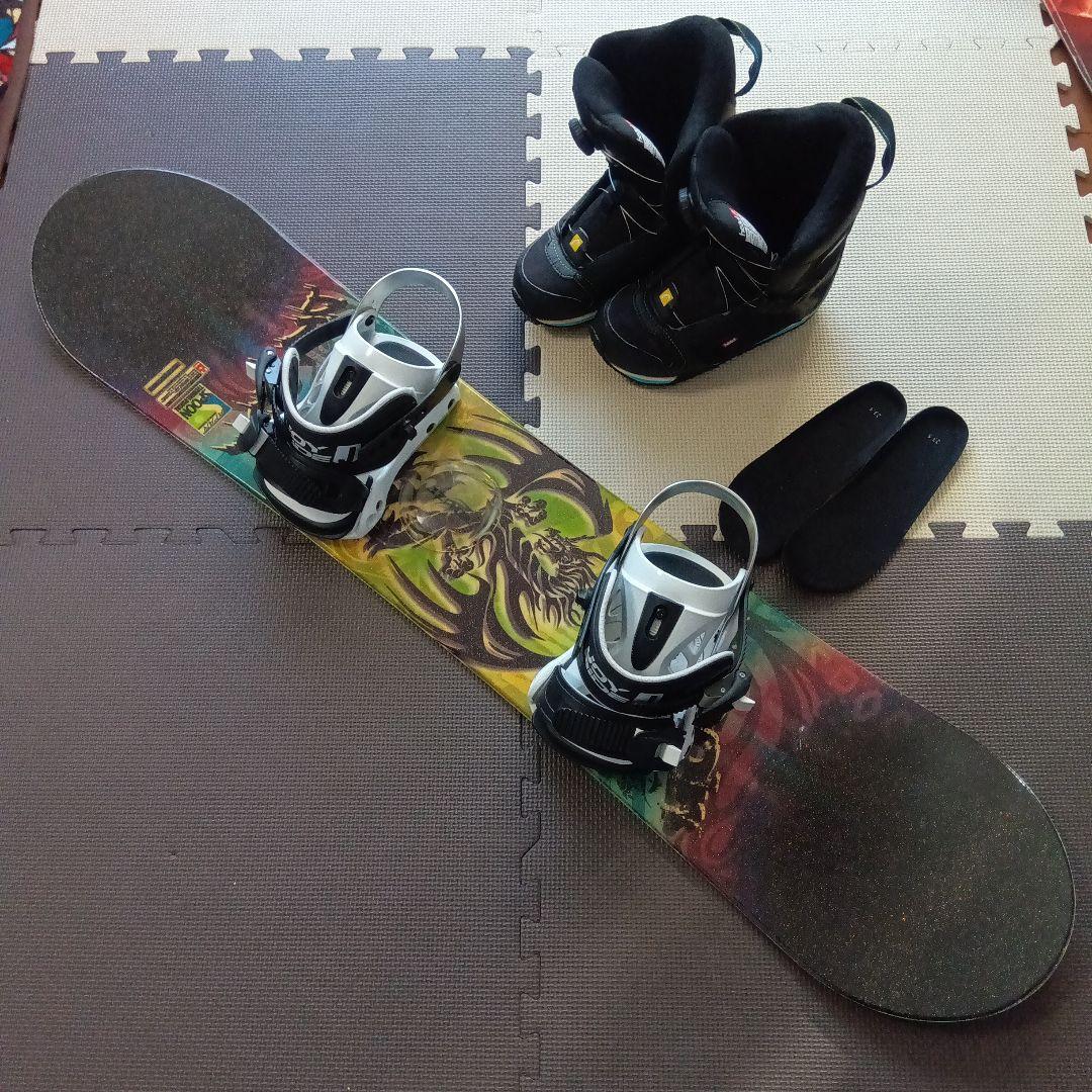 子供用　120cm スノーボード　3点セット
