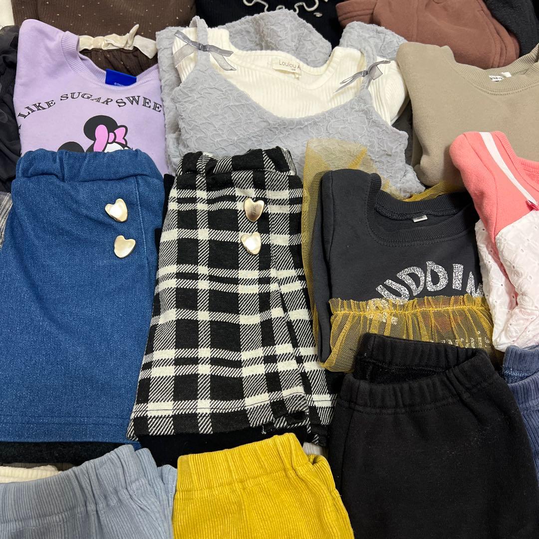 ひ*ぃ様 女の子　秋冬服　まとめ売り　100サイズ　48点