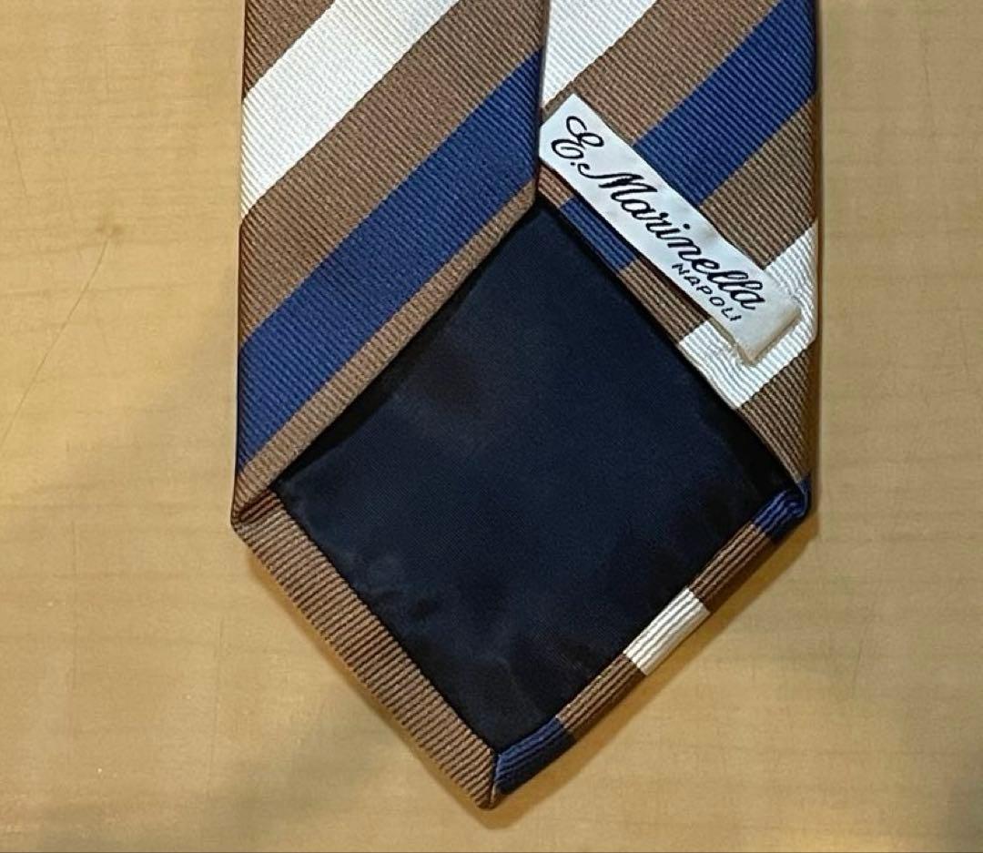 MarinellaマリネッラNapoliナポリイタリア製高級手作りネクタイ