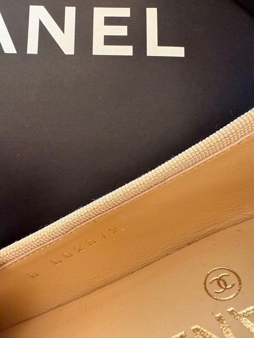 【新品】CHANEL バレリーナ　ベージュ 23.5-24cm (手渡し引渡し