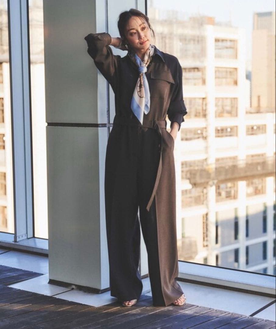 UNTITLED オールインワン グレー M