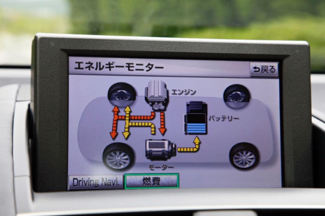 新品交換済 SAI カーナビモニター サイ　黄ばみ　修理