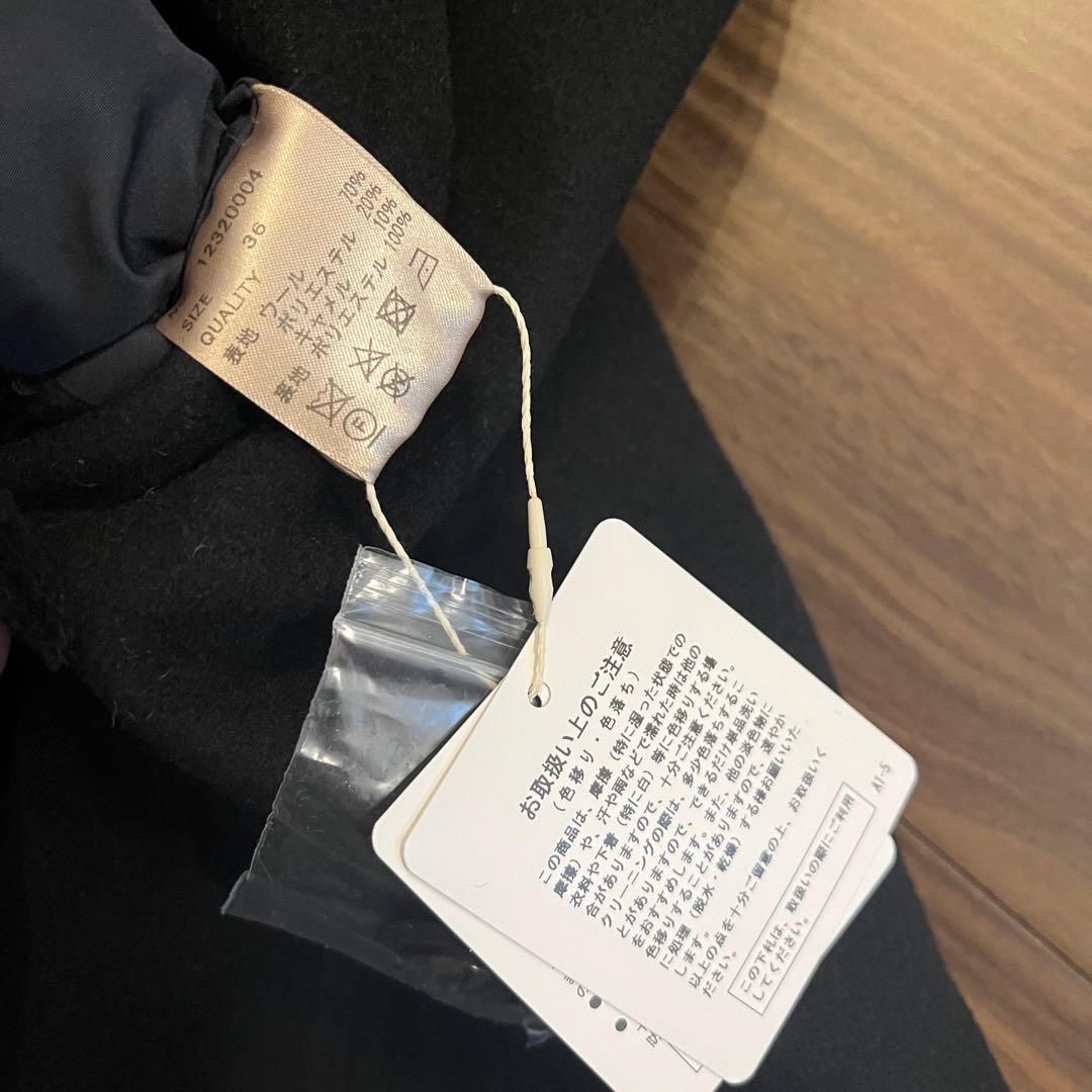 未使用！トゥデイフル　スタンドカラーウールコート