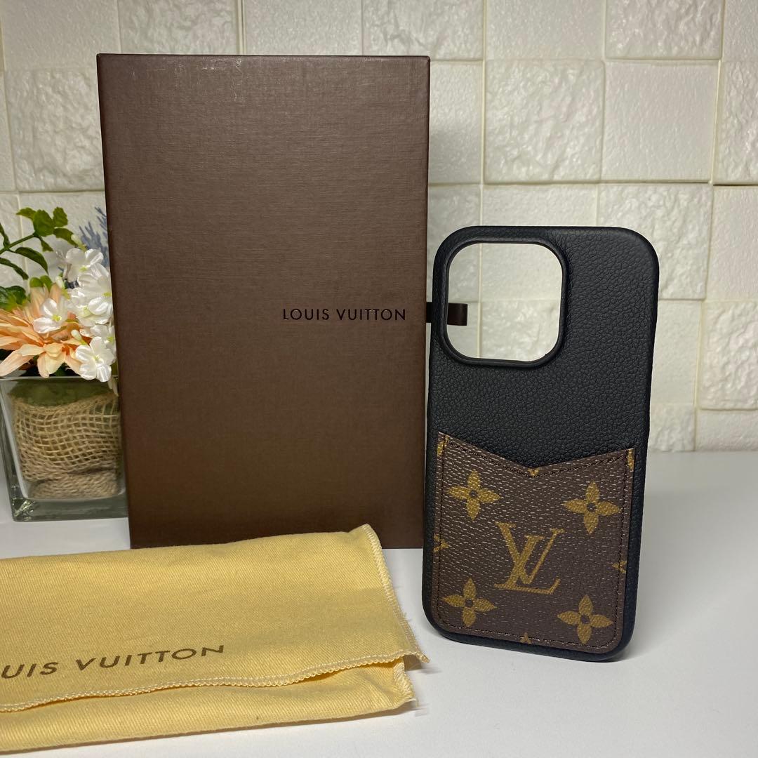 LOUIS VUITTON 未使用近 iPhone14pro モノグラムマカサー
