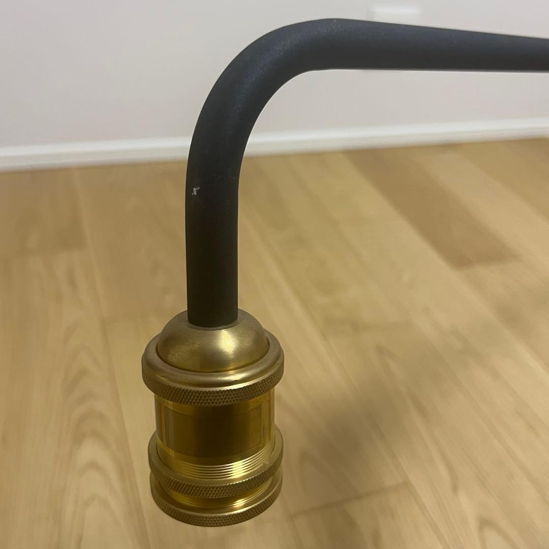 [ひろ]DRAW A LINE Lamp Arm L Black 縦取付