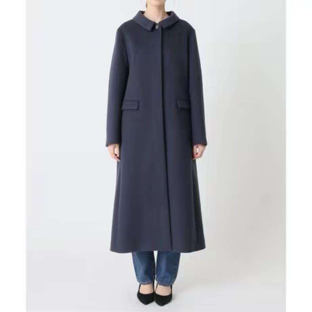 IENA ビーバートラペーズコート 【ネイビー 36】イエナ