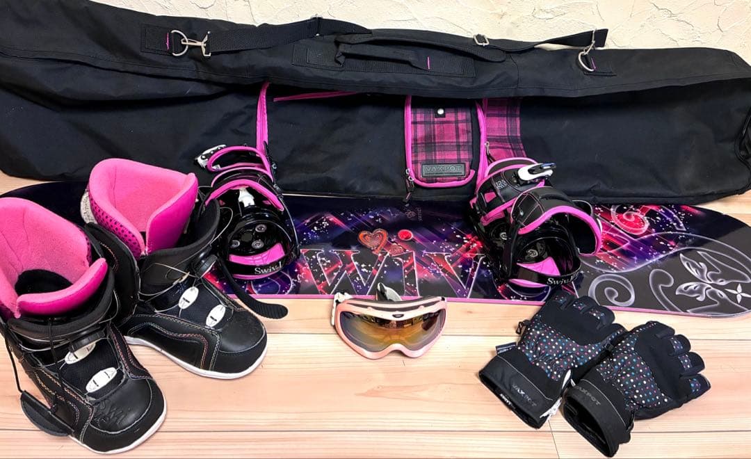 美品　スノーボードセット　レディース
