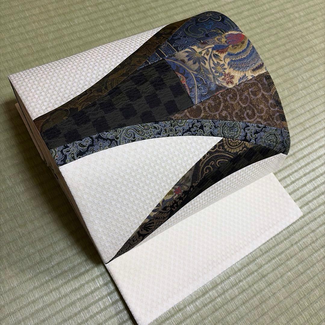 正絹　袋帯《粋なきりばめ模様》