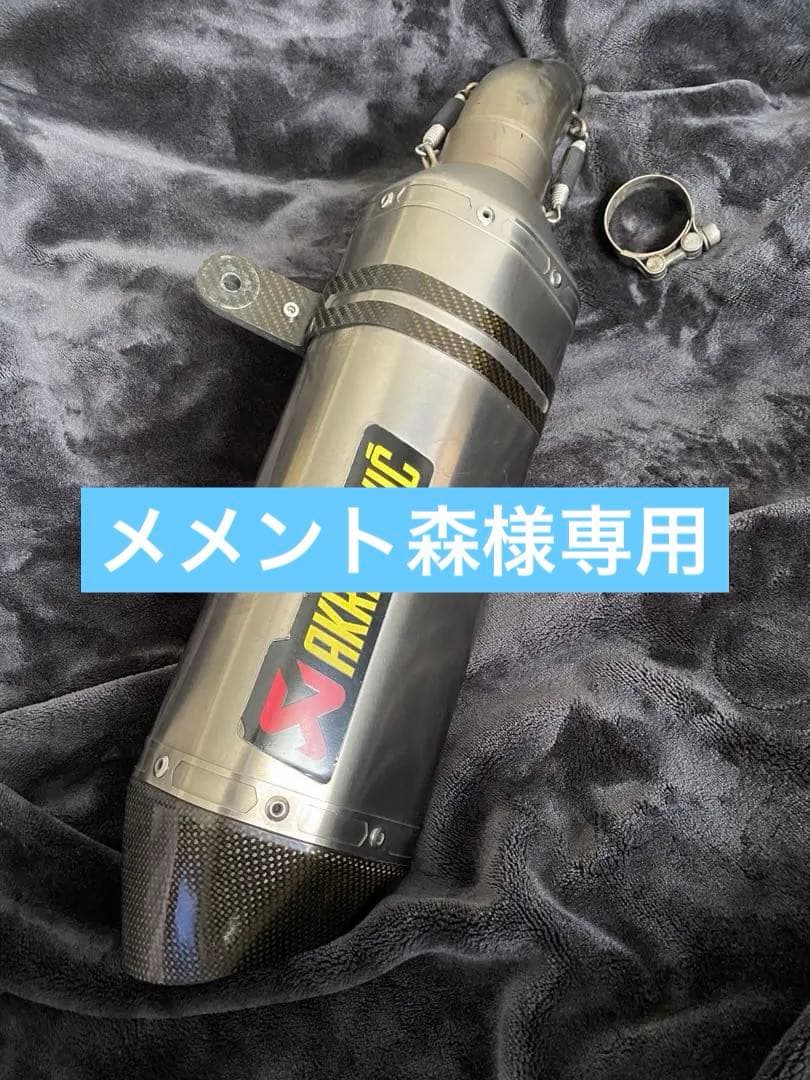 AKRAPOVIČ マフラー ステンレススチール カーボンファイバー