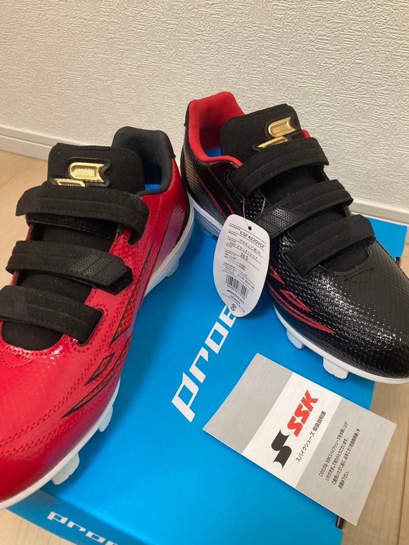 【新品・未使用】エスエスケーSSK/野球/スタッドスパイク★左右非対称デザイン★