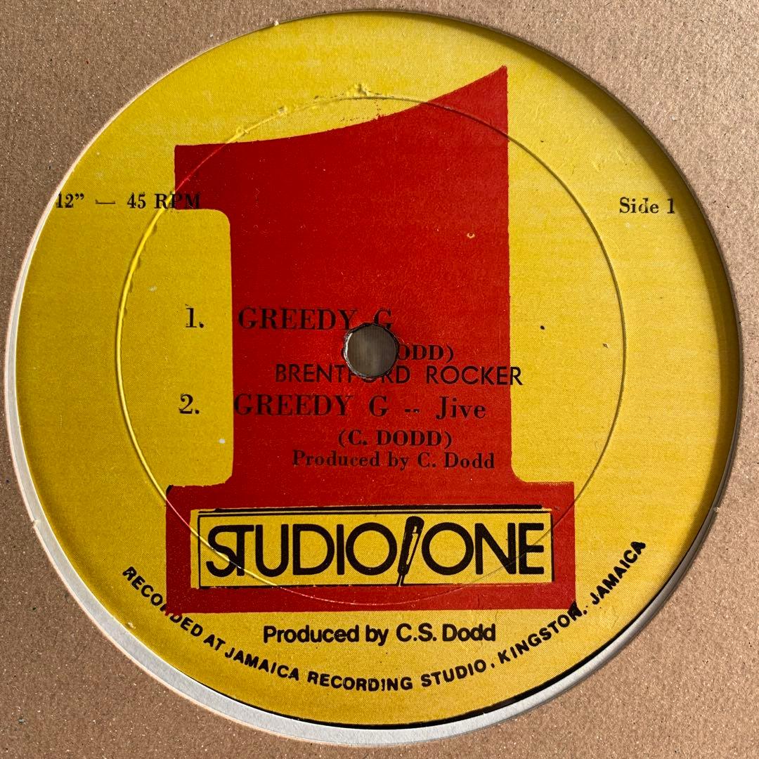 洋楽 U.S 12 Greedy G - Brentford Rockers