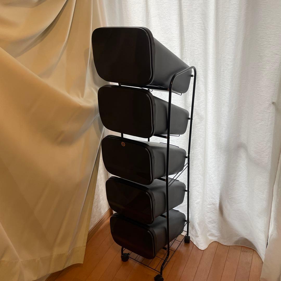 リス スムース 分別ゴミ箱 5段 ダストボックス