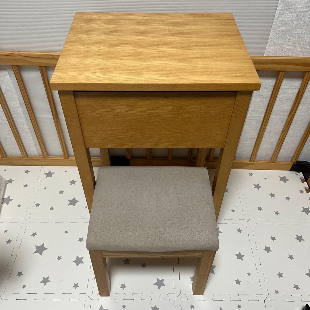 無印良品 ドレッサー　イス付き