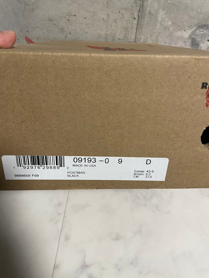 ろ*)様 【廃番】RED WING 9193 POSTMAN スエード US9美