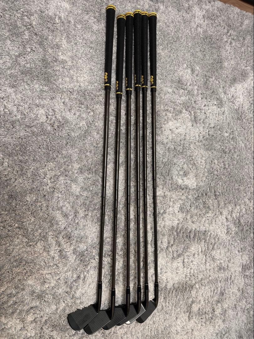 値下中！キャロウェイX FORGED STAR BLACKアイアン6 •硬さS