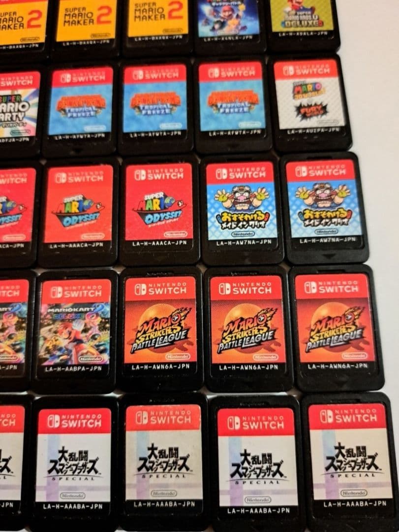 Nintendo Switch ソフト 30本セット まとめ売り マリオなど