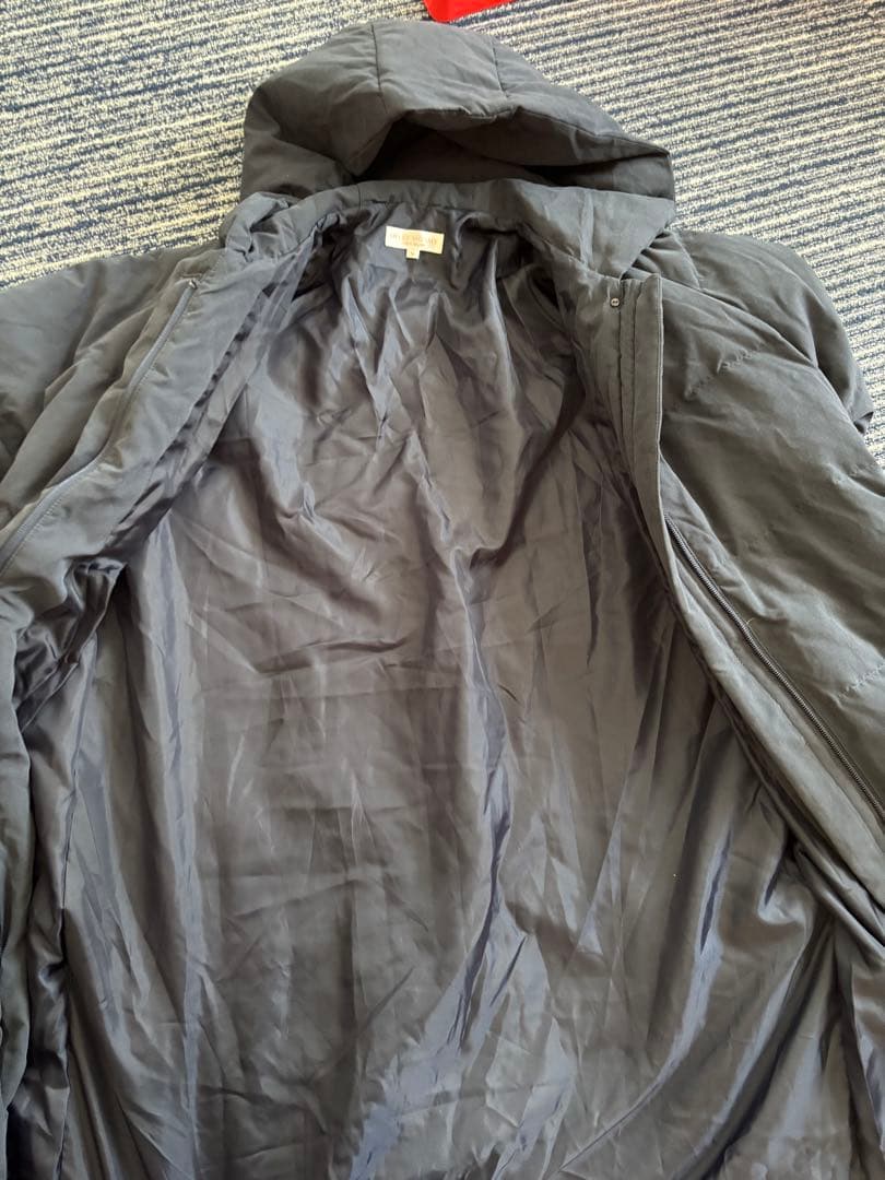 【超美品】ママパパ兼用 ロング 中綿コート 抱っこダッカー付き